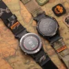 26mm Quickfit Camo Black Nylon Straps