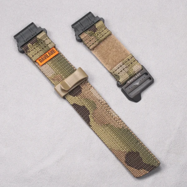 26mm Quickfit Camo Black Nylon Straps