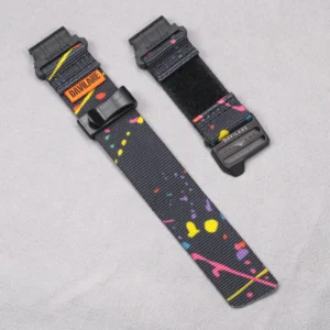 26mm Quickfit Neon Blue Nylon Straps