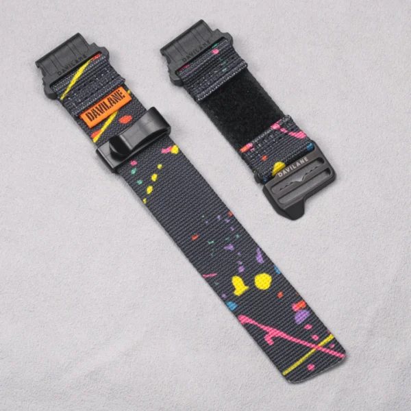 26mm Quickfit Neon Blue Nylon Straps