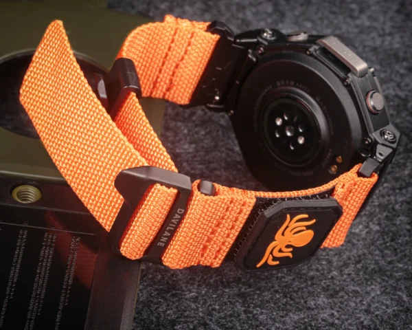 Orange MOLLE Nylon Bands for Amazfit Trex 33 Orange MOLLE Nylon Bands for Amazfit TRex 2
