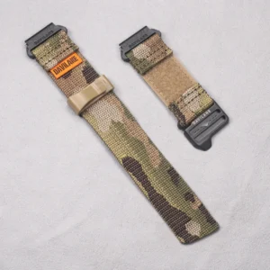 20mm Quick Release MOLLE Nylon Watch Straps Camo Green