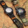 Camo Green MOLLE Nylon Watch Band for G-Shock GA-2000