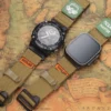 Camo Sand MOLLE Nylon Watch Band for G-Shock GA-2000