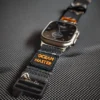rugged MOLLE Alpine Black Nylon Watch Bands1 Patch-Compatible MOLLE Nylon Apple Watch Strap