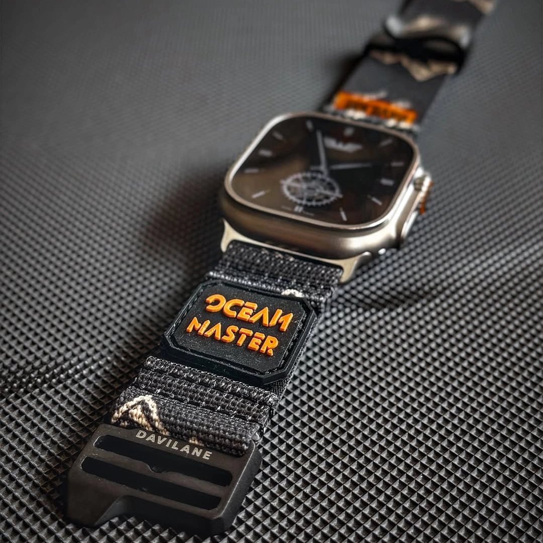 Alpine Black Apple Watch band