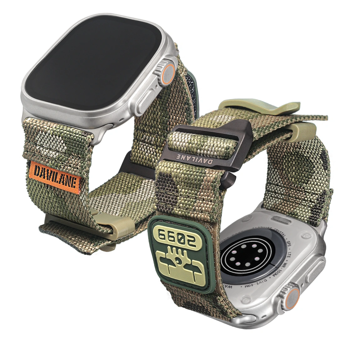 Camo Green Apple Watch band