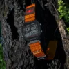 AE1200-Version-02 Orange MOLLE Nylon Watch Band for Casio AE-1200 / AE-1300