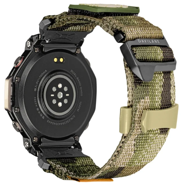 Camo Green MOLLE Nylon Bands for Amazfit Trex 34 Camo Green MOLLE Nylon Bands for Amazfit TRex 3
