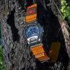 Orange MOLLE Nylon Straps for Casio AE1200 AE1300