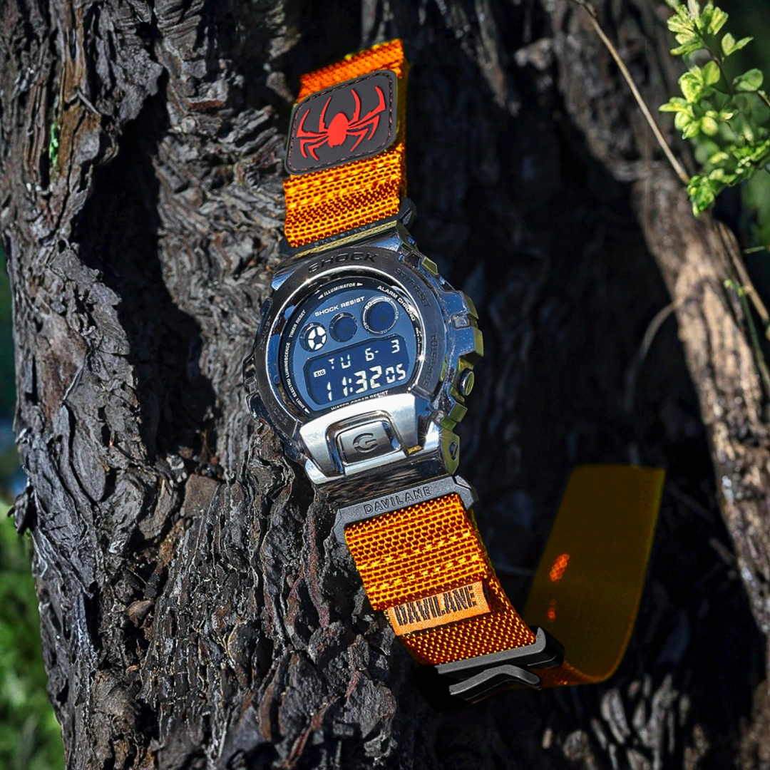 DAVILANE watch band on Casio AE-1200 outdoors