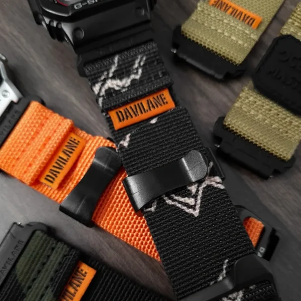 MOLLE Rugged nylon Watch Bands for G-Shock DW5600 Alpine Black2 Alpine Black MOLLE Nylon Watch Band for G-Shock DW-5600 / GW-M5610