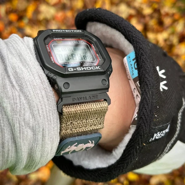 MOLLE Rugged nylon Watch Bands for G-Shock DW5600 Coyote1 Coyote MOLLE Nylon Watch Band for G-Shock DW-5600 / GW-M5610