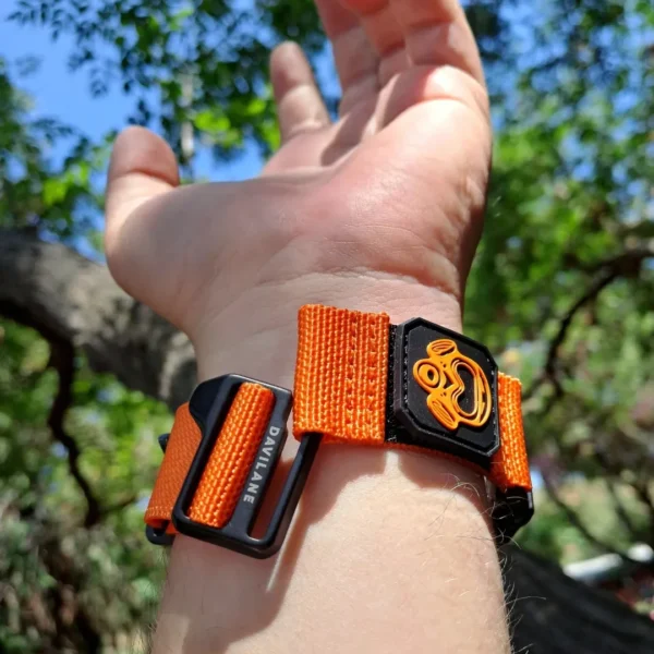 18mm Quick Release MOLLE Nylon Watch Straps Orange