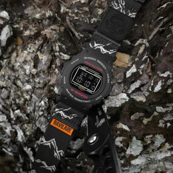 MOLLE Rugged nylon Watch Bands for G-Shock GA2100 Alpine Black3 Alpine Black MOLLE Nylon Watch Band for G-Shock GA-2100 / GM-2100