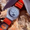 Orange MOLLE Nylon Straps for G-Shock GA2100