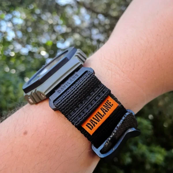 MOLLE Rugged nylon Watch Bands for G-Shock GA21001 Camo Black MOLLE Nylon Watch Band for G-Shock GA-2100 / GM-2100