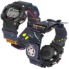 Neon Blue MOLLE Nylon Straps for GShock GWF-1000 GWF-A1000