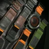 AIR BORNE Quickfit Leather Watch Bands Orange