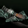 16mm AIR BORNE Leather Watch Straps Black
