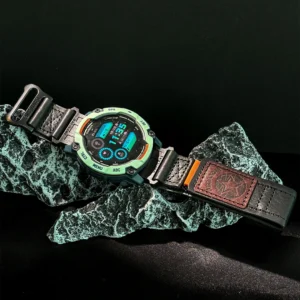 AIR BORNE Quickfit Leather Watch Bands Black