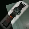 Quick Release AIR BORNE Leather Watch Straps Black