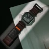 Quick Release AIR BORNE Leather Watch Straps Brown