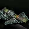 Quick Release AIR BORNE Leather Watch Straps Green