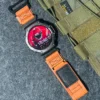 AIR BORNE Leather Watch Bands for Amazfit T-Rex PRO | Orange