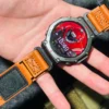 AIR BORNE Leather Watch Bands for Amazfit Trex4 AIR BORNE Leather Watch Bands for Amazfit T-Rex 3 | Orange