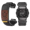 Air Ranger Leather Apple Bands for G-shock DW56003 Black Leather Hook-and-Loop Watch Band for G-Shock DW-5600 / GW-M5610