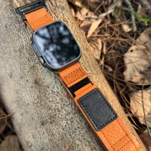 Air Ranger Leather Apple Watch Bands | Orange