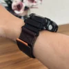 Black Air Ranger Leather Watch Band for G-Shock GG-1000 / GWG-100 / GSG-100