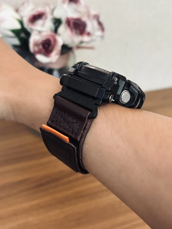 Black Air Ranger Leather Watch Band for G-Shock GG-1000 / GWG-100 / GSG-100