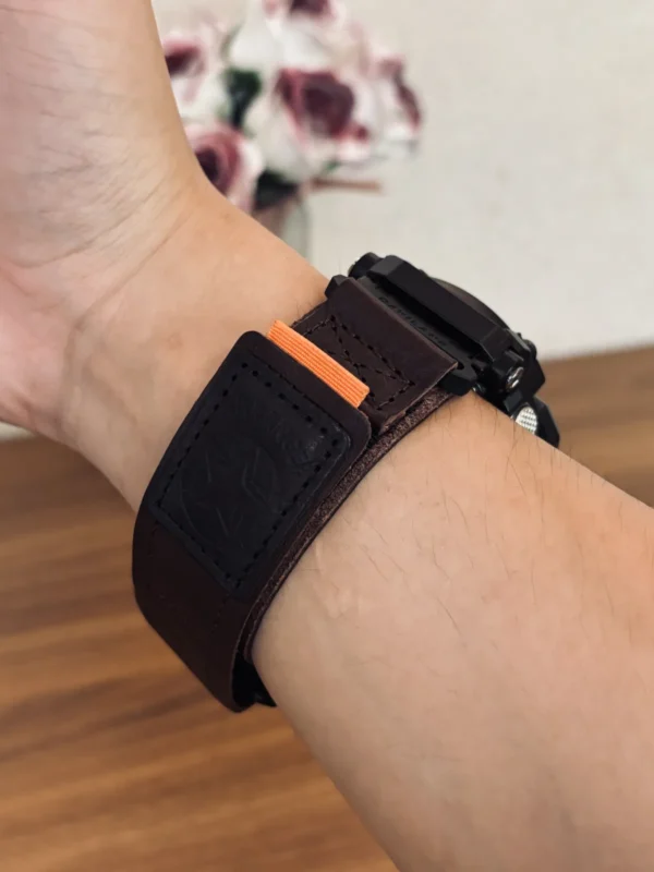 Black Air Ranger Leather Watch Band for G-Shock GG-1000 / GWG-100 / GSG-100