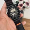 Black Air Ranger Leather Watch Band for G-Shock GG-1000 / GWG-100 / GSG-100