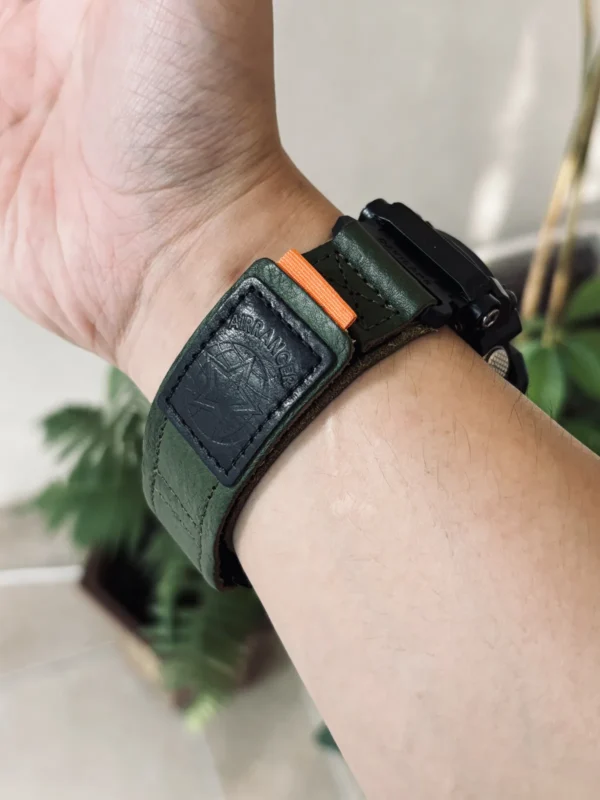 Green Air Ranger Leather Watch Band for G-Shock GG-1000 / GWG-100 / GSG-100