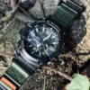 Green Air Ranger Leather Watch Band for G-Shock GG-1000 / GWG-100 / GSG-100