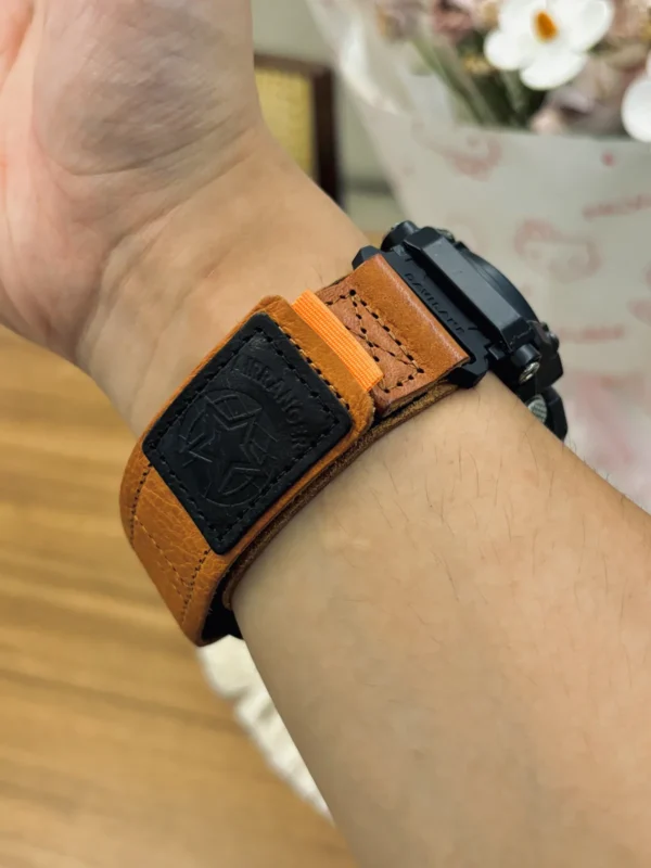 Orange Air Ranger Leather Watch Band for G-Shock GG-1000 / GWG-100 / GSG-100