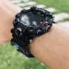 Neon Blue MOLLE Nylon Watch Band for G-Shock GW-9500