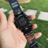 Neon Blue MOLLE Nylon Watch Band for G-Shock GW-9500