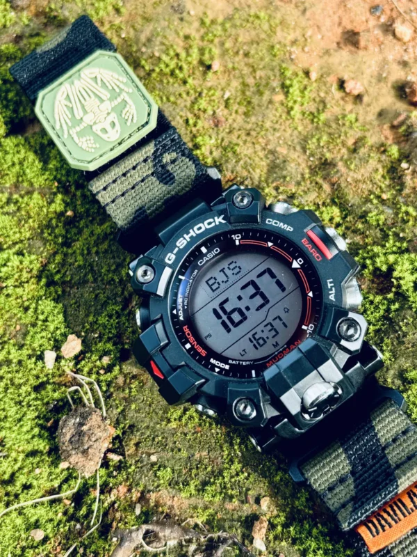 Alpine Black MOLLE Nylon Watch Band for G-Shock GW-9500