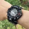 Camo Green MOLLE Nylon Watch Band for G-Shock GW-9500
