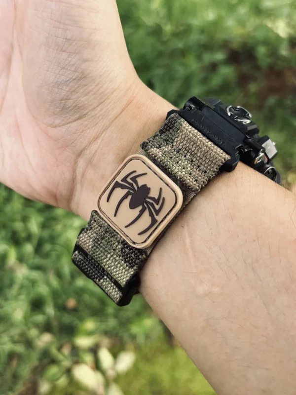Camo Green MOLLE Nylon Watch Band for G-Shock GW-9500