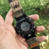 Camo Green MOLLE Nylon Watch Band for G-Shock GW-9500