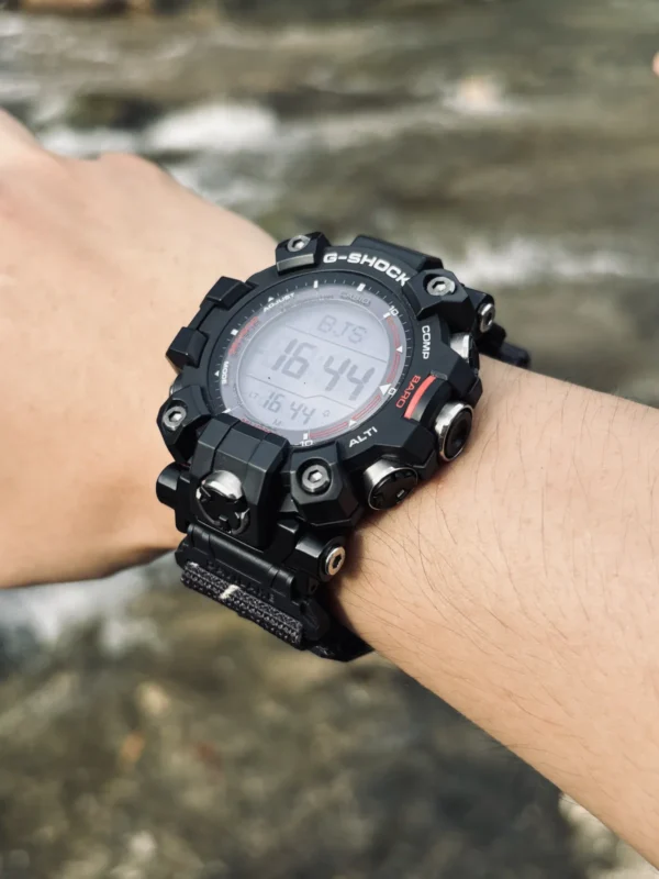 Camo Black MOLLE Nylon Watch Band for G-Shock GW-9500