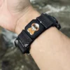 Camo Black MOLLE Nylon Watch Band for G-Shock GW-9500