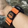Orange MOLLE Nylon Watch Band for G-Shock GW-9500