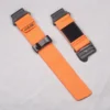 Rugged Orange MOLLE Nylon Strap for Garmin Fenix 7 QuickFit 22mm