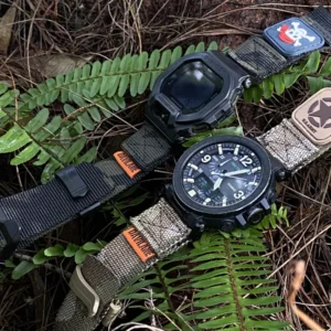 gbd200-camoblack-01 Camo Black MOLLE Nylon Watch Band for G-Shock GBD-200